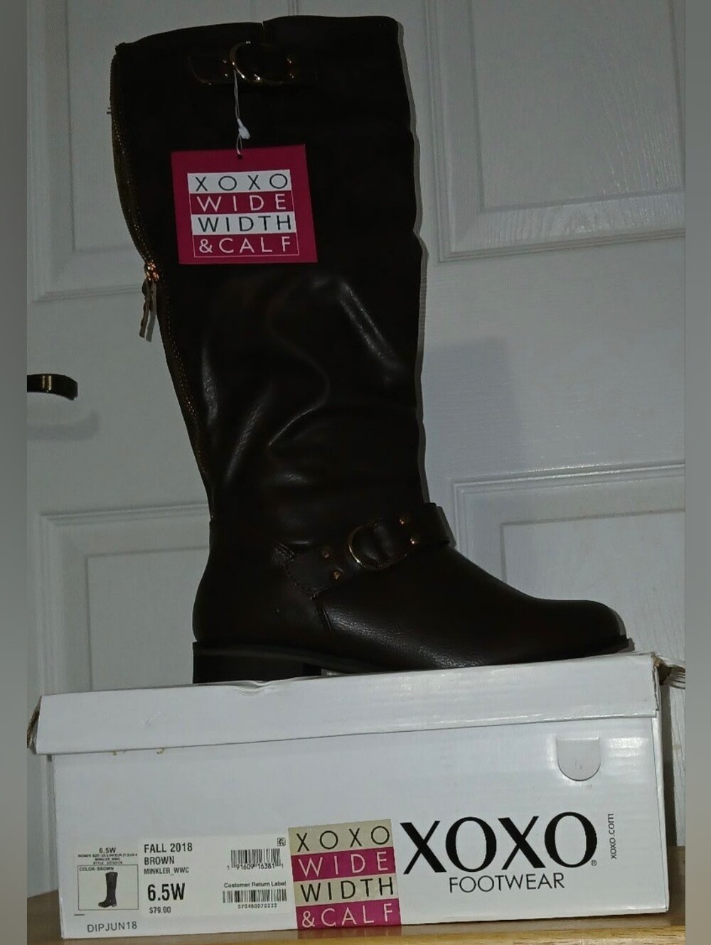 XOXO MINKLER WIDE CALF RIDING BOOTS “NWT”
Sizes available  6-1/2W, 7W, 7-1/2W, 8 - Picture 2 of 7